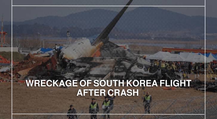 Images reveal wreckage of South Korea flight after crash landing