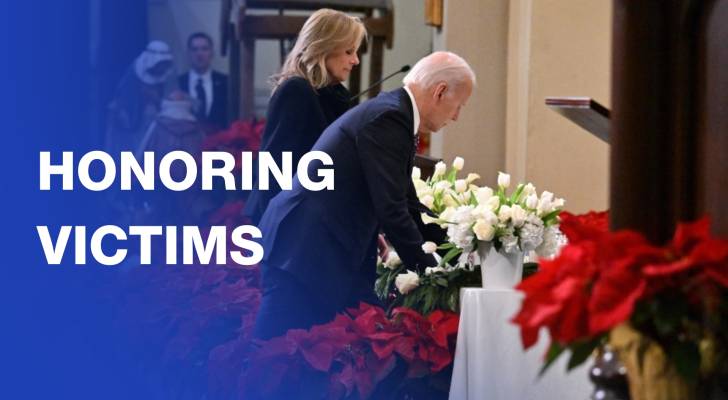 Bidens honor terror attack victims in New Orleans