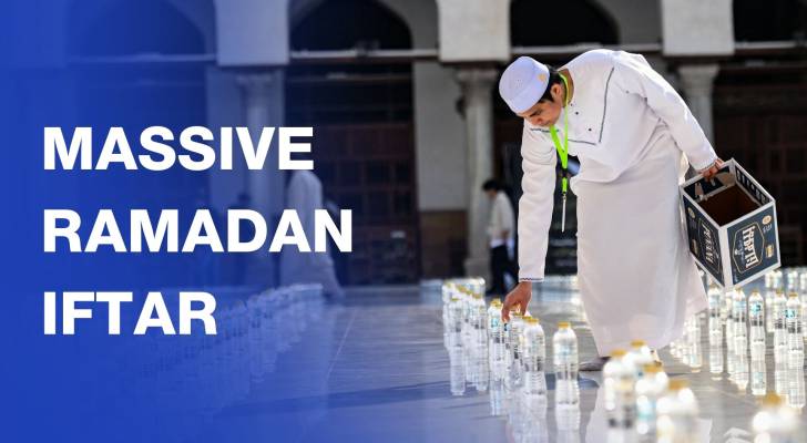 Al-Azhar mosque marks 1085th anniversary with massive Ramadan Iftar