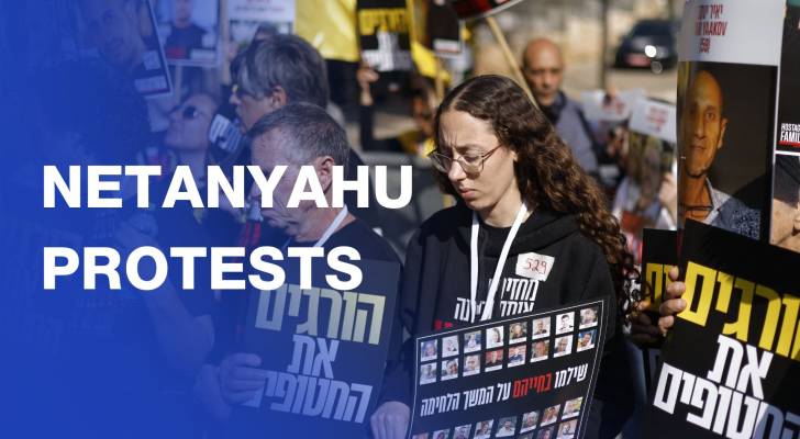 "Israelis” protest against new strikes on Gaza