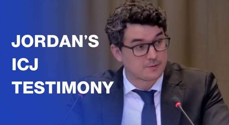Jordan presents legal arguments at ICJ on “Israel’s” obligations