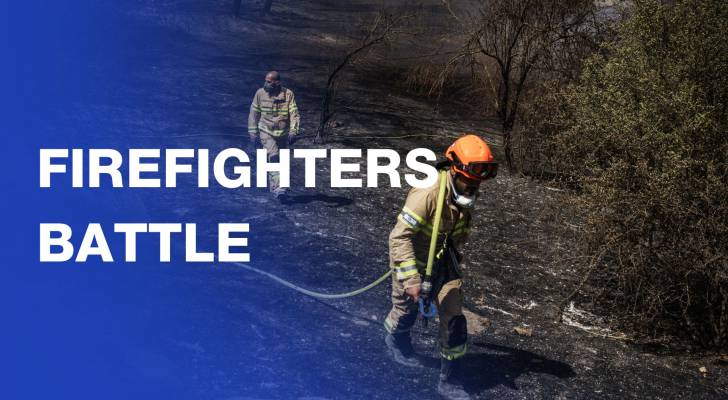 Firefighters battle wildfires near Jerusalem