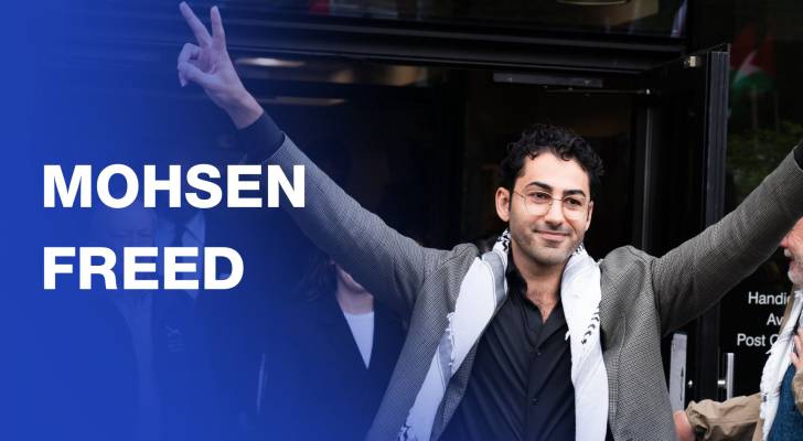 Palestinian student detained at citizenship interview released