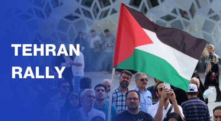 Iranians rally in Tehran in solidarity with Palestinians