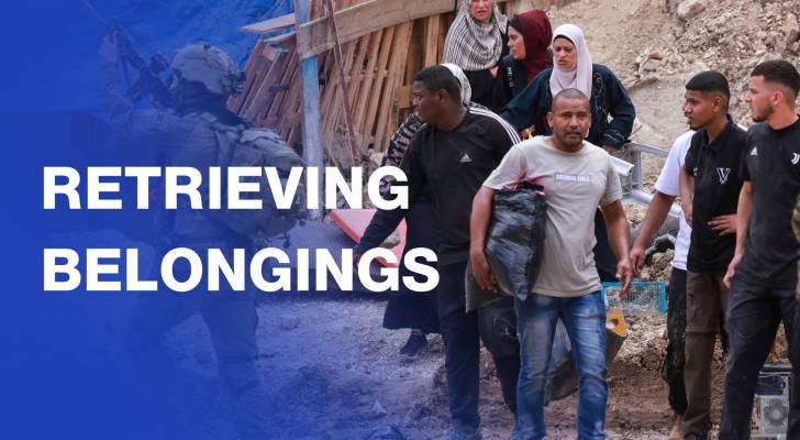Palestinians retrieve belongings ahead of house demolitions in West Bank