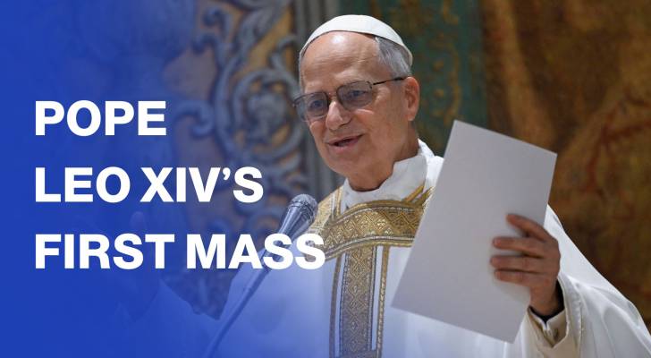 Leo XIV holds first mass as pope in the Sistine Chapel