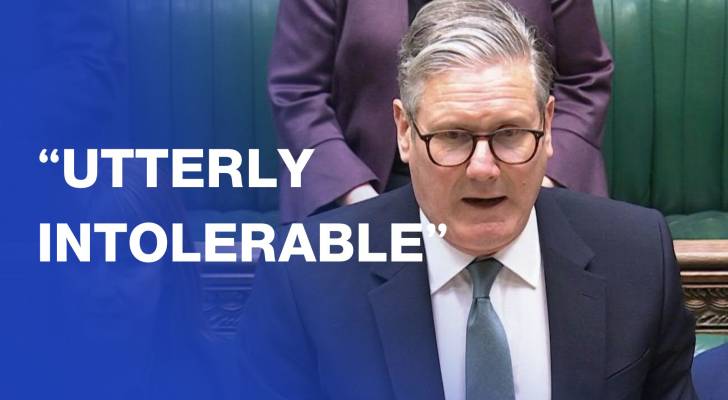 Starmer: Gaza's suffering is utterly intolerable