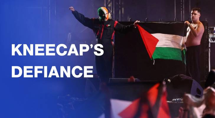 Irish rappers “Kneecap” headline London festival following terror charge