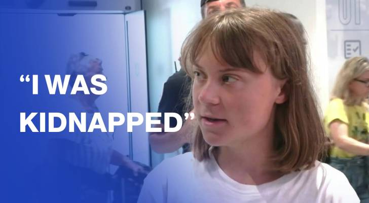 Greta Thunberg says "kidnapped in international waters" by 'Israel'