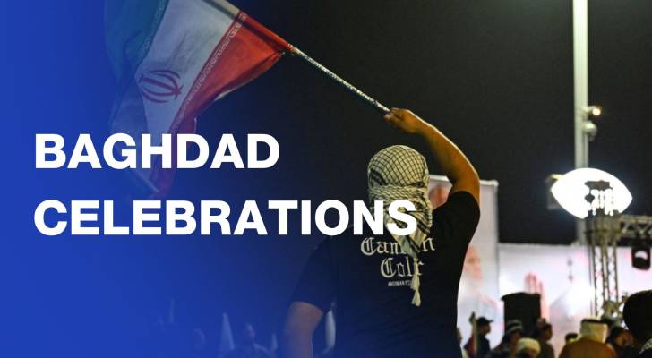 Supporters of pro-Iran groups demonstrate in central Baghdad