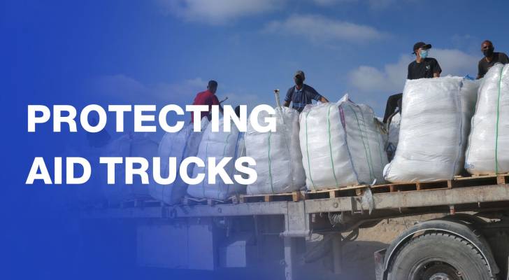 Aid trucks enter Gaza Strip as locals step in to protect convoys from theft