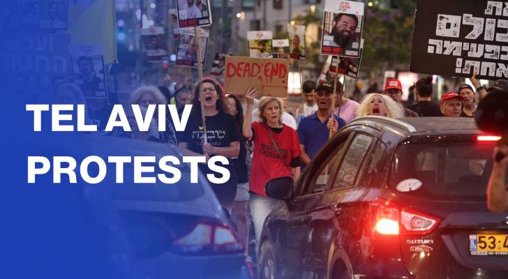 “Israelis” take to the streets to demand end of Gaza war and return of captives
