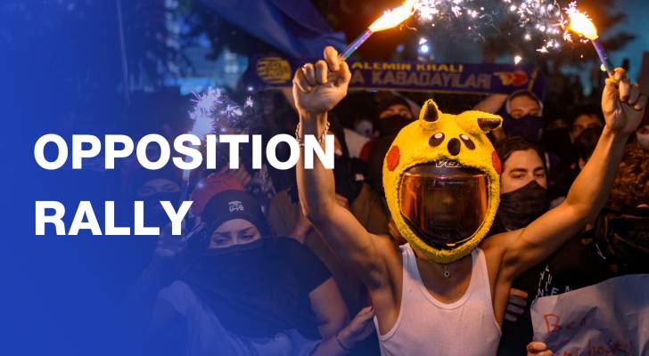 Over 10,000 rally in Istanbul to mark 100 days since mayor’s arrest