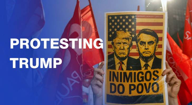 Brazilians protest Trump tariffs and demand social justice