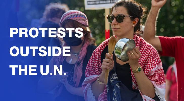 'Unspeakable', 'unacceptable': Protestors outside the UN amid starvation in Gaza