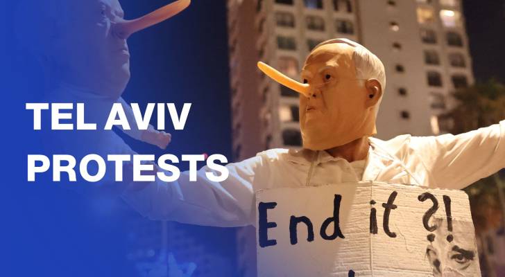 Thousands march in Tel Aviv to demand Gaza ceasefire and captive deal