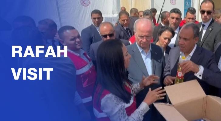 Palestinian prime minister visits Egypt's Rafah crossing