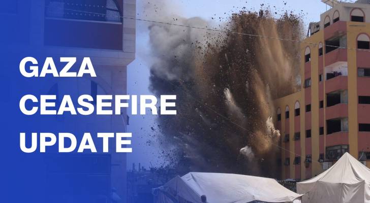 Where do talks currently stand over the Gaza ceasefire?