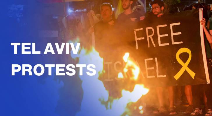 Protesters in Tel Aviv demand end to Gaza war, return of captives