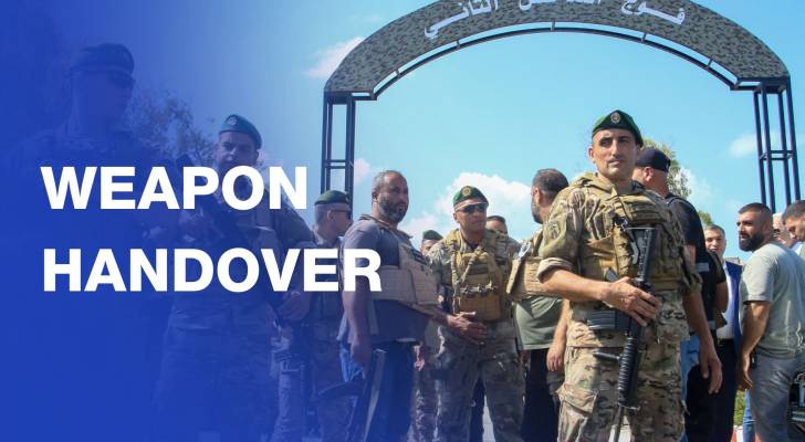 Palestinians in south Lebanon camp hand over heavy weapons to Lebanon army