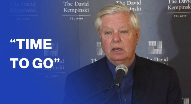 “It's time for Hezbollah to go,” says Republican Lindsey Graham after Beirut visit