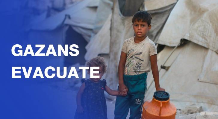 Palestinians evacuate Gaza City southward as ‘Israel’ presses offensive