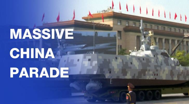 Beijing shows off drones, missiles and lasers in military parade