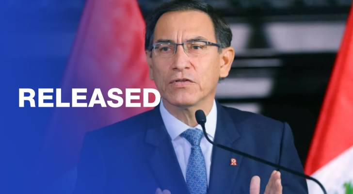 Ex-Peruvian president Vizcarra released from pre-trial detention