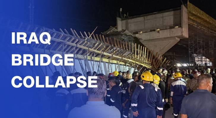 Rescuers at scene after deadly Iraq bridge collapse