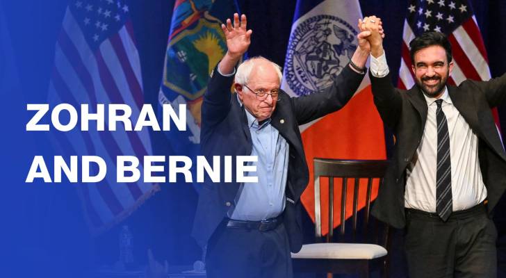 Zohran Mamdani joins Bernie Sanders in rally amid NYC Mayoral bid