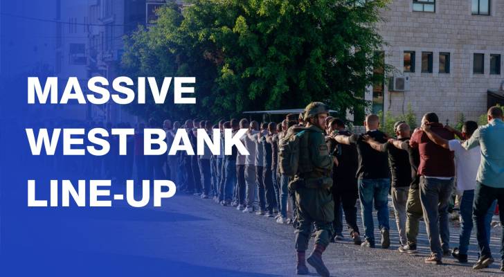 Palestinians lined up by ‘Israeli’ forces after Tulkarem explosion