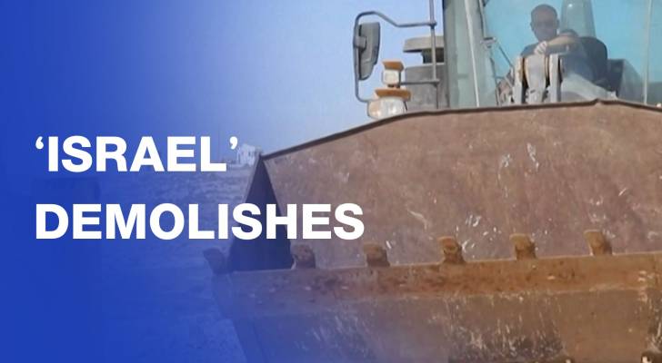 ‘Israeli’ forces demolish structures in West Bank village