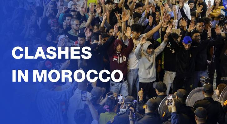 Violent clashes and arrests on fourth day of protests in Morocco