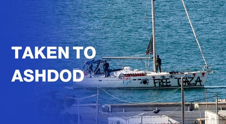 Intercepted Gaza aid flotilla ships arrive at Ashdod port