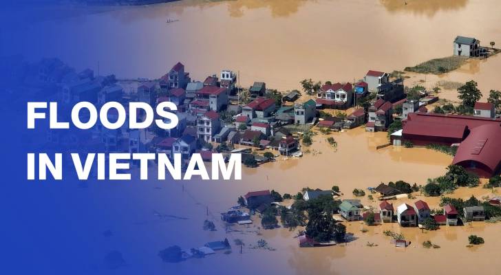 Catastrophic flooding hits north Vietnam with tens of thousands trapped in Thai Nguyen
