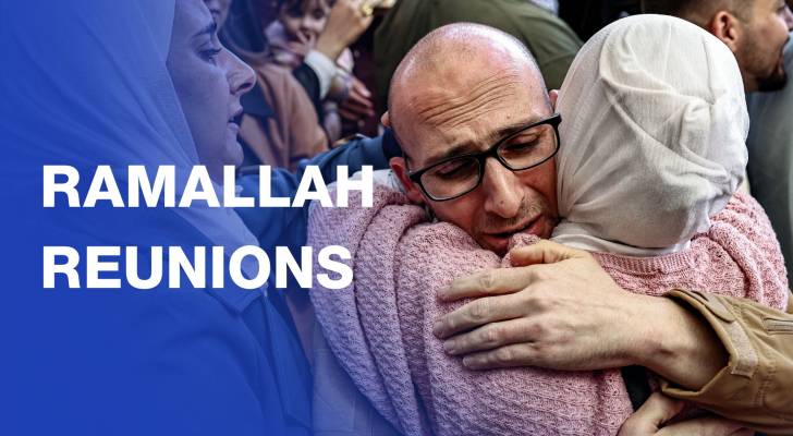 Crowds in Ramallah greet detainees freed from ‘Israeli’ jails