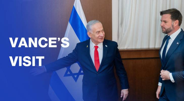 US Vice President Vance visits the occupied Palestinian territories