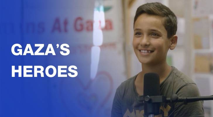Who is your hero? Gaza children share their stories