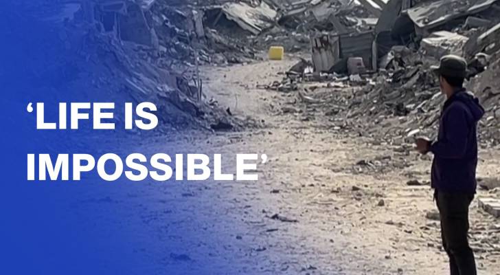 Life is impossible', Gazans face 'fear' along Yellow Line