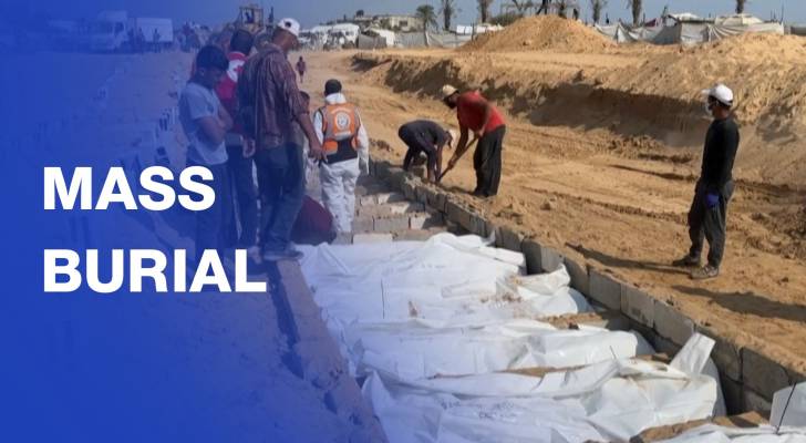 Gaza buries 24 Palestinians as ‘Israel’ returns bodies under ceasefire deal