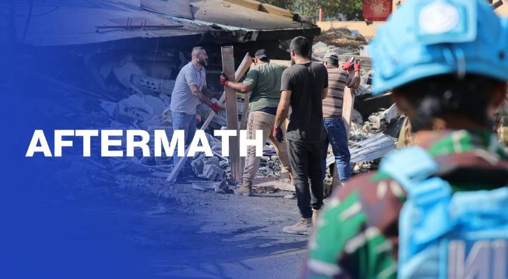 Aftermath of ‘Israeli’ strike on south Lebanon