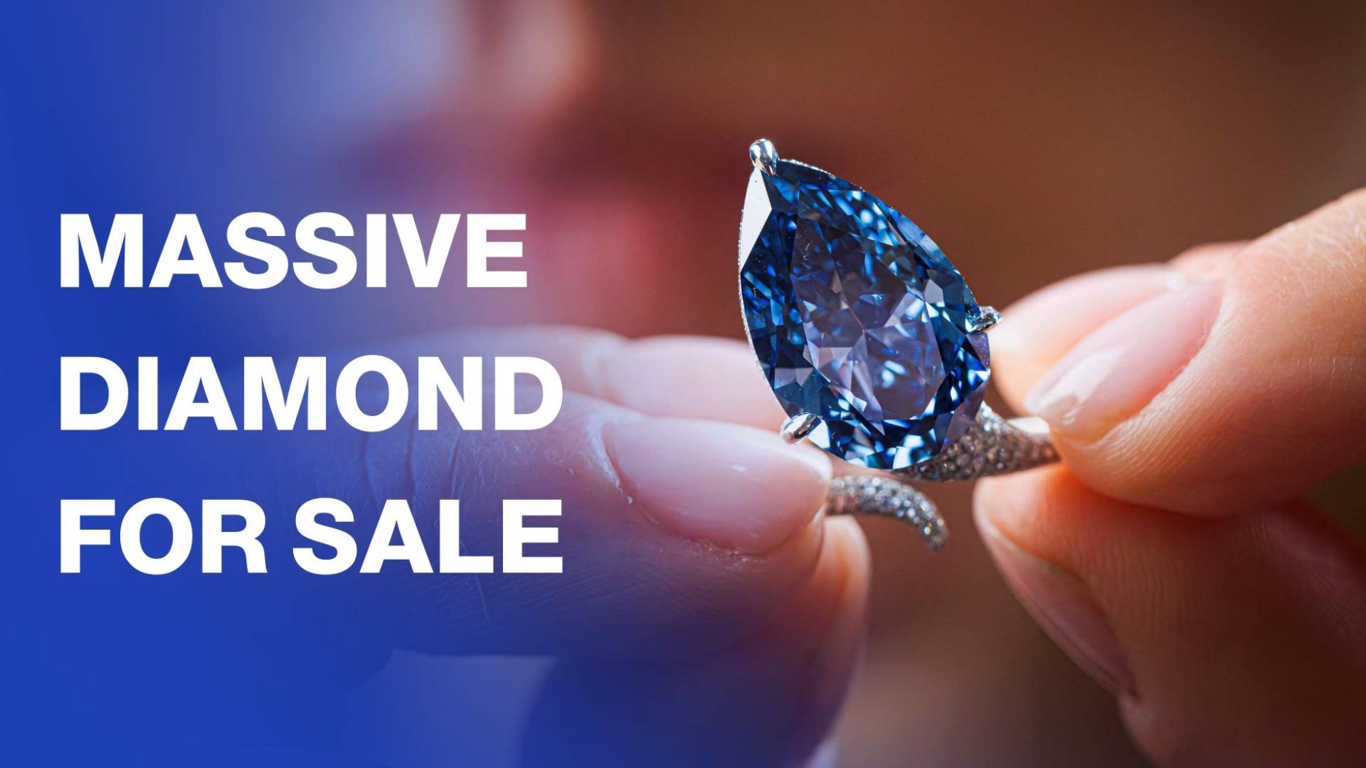 Rare 9.51-carat blue diamond auctions in Geneva