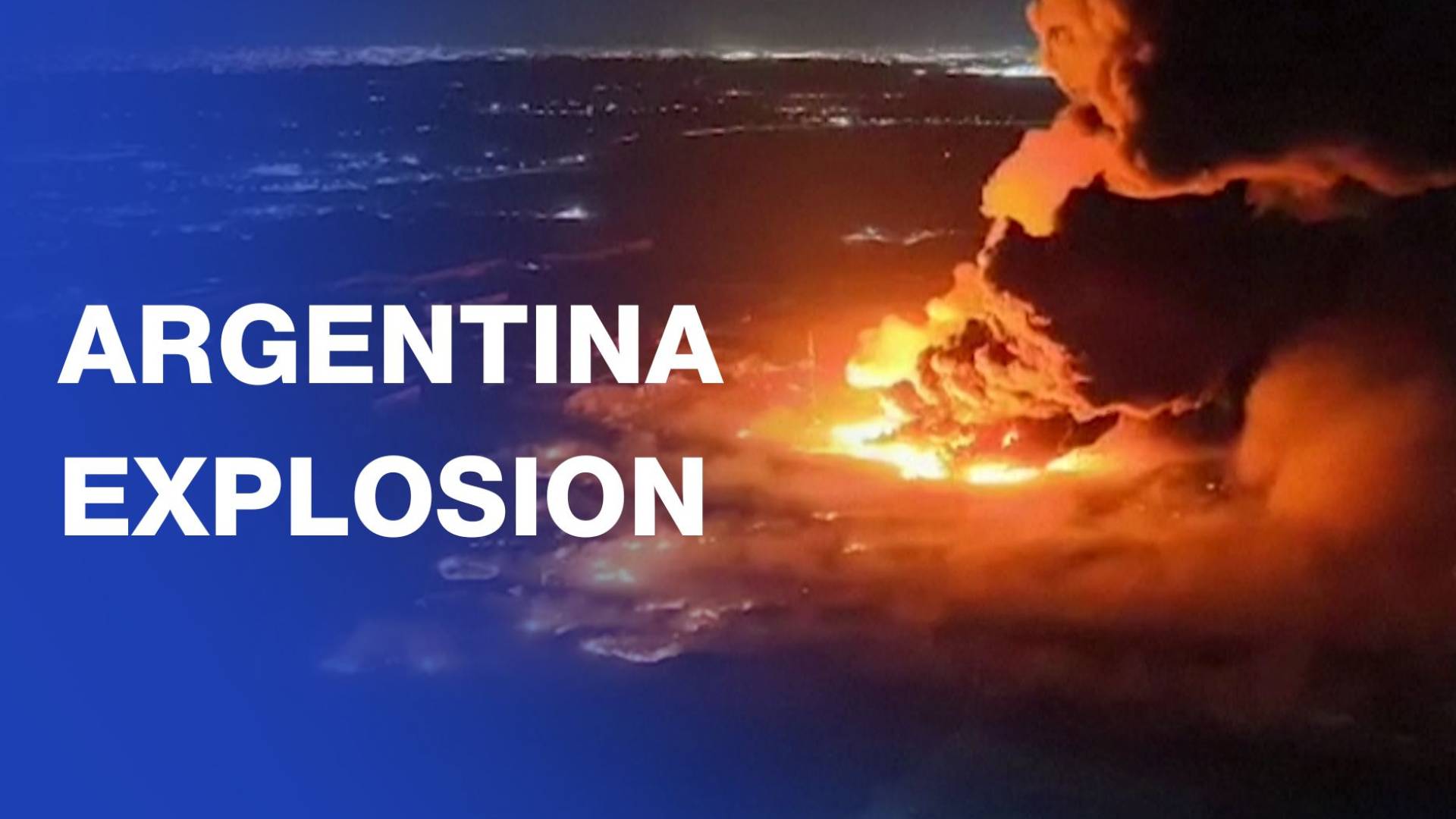 Aftermath of powerful explosion in industrial area outside Argentine capital