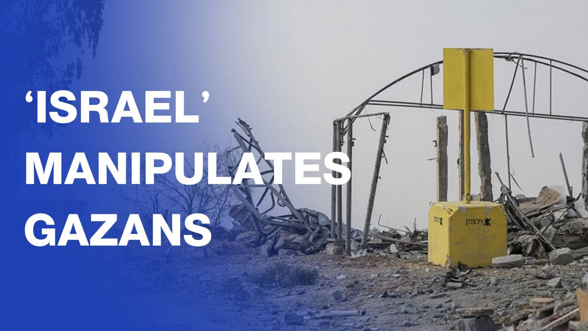 Gazans despair as ‘Israeli’ forces mark withdrawal line