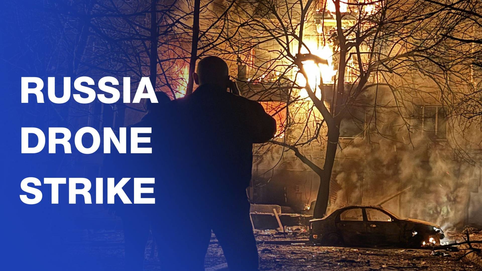 Russia strikes Zaporizhzhia with drones, damaging residential buildings