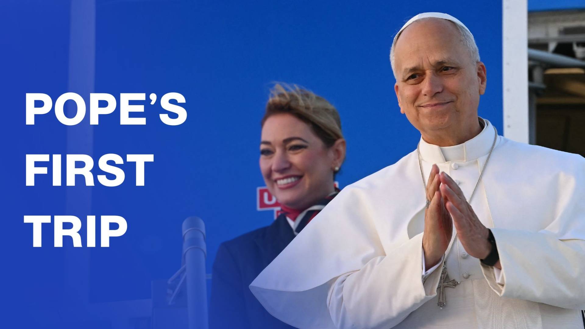 Pope Leo XIV departs for his first Apostolic trip to Turkey, Lebanon