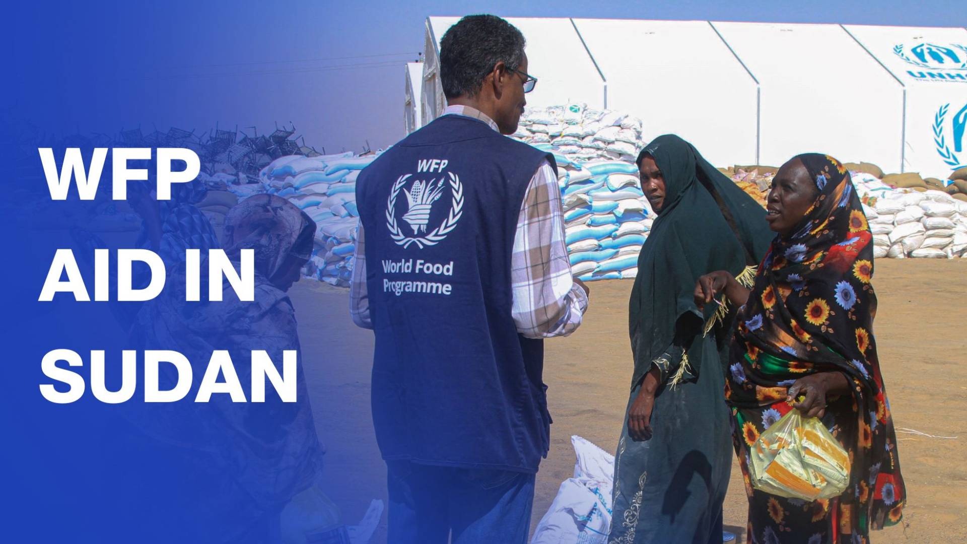 WFP provides aid to areas affected by conflict in Sudan