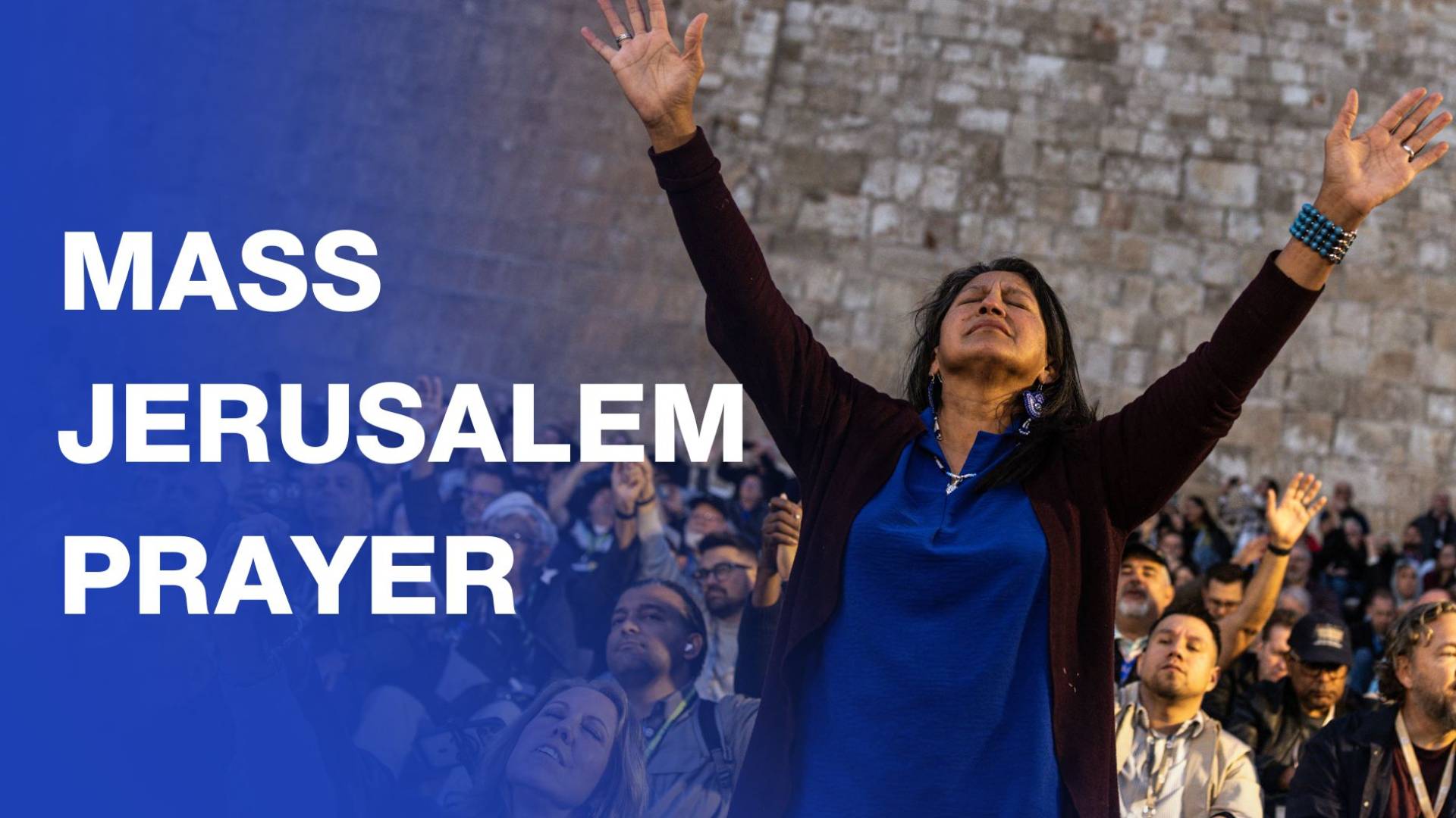 Hundreds of US pastors hold prayer in Jerusalem