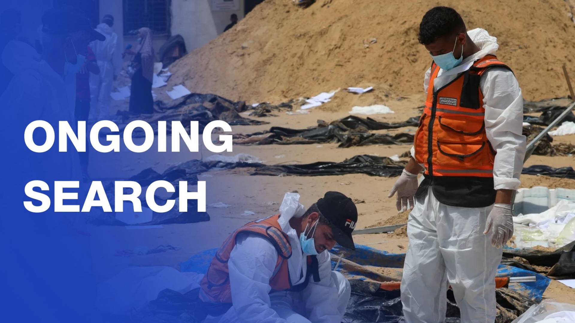 Gazans exhume remains amid 'Israeli' attacks on hospitals