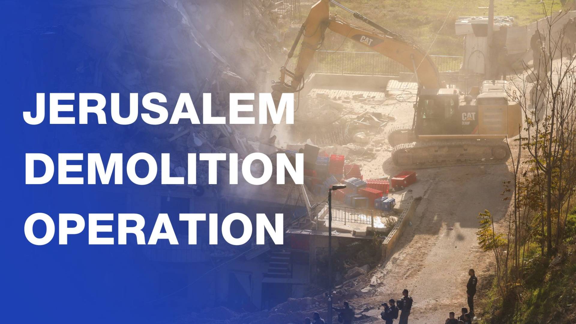'Israel’ demolishes residential building in east Jerusalem
